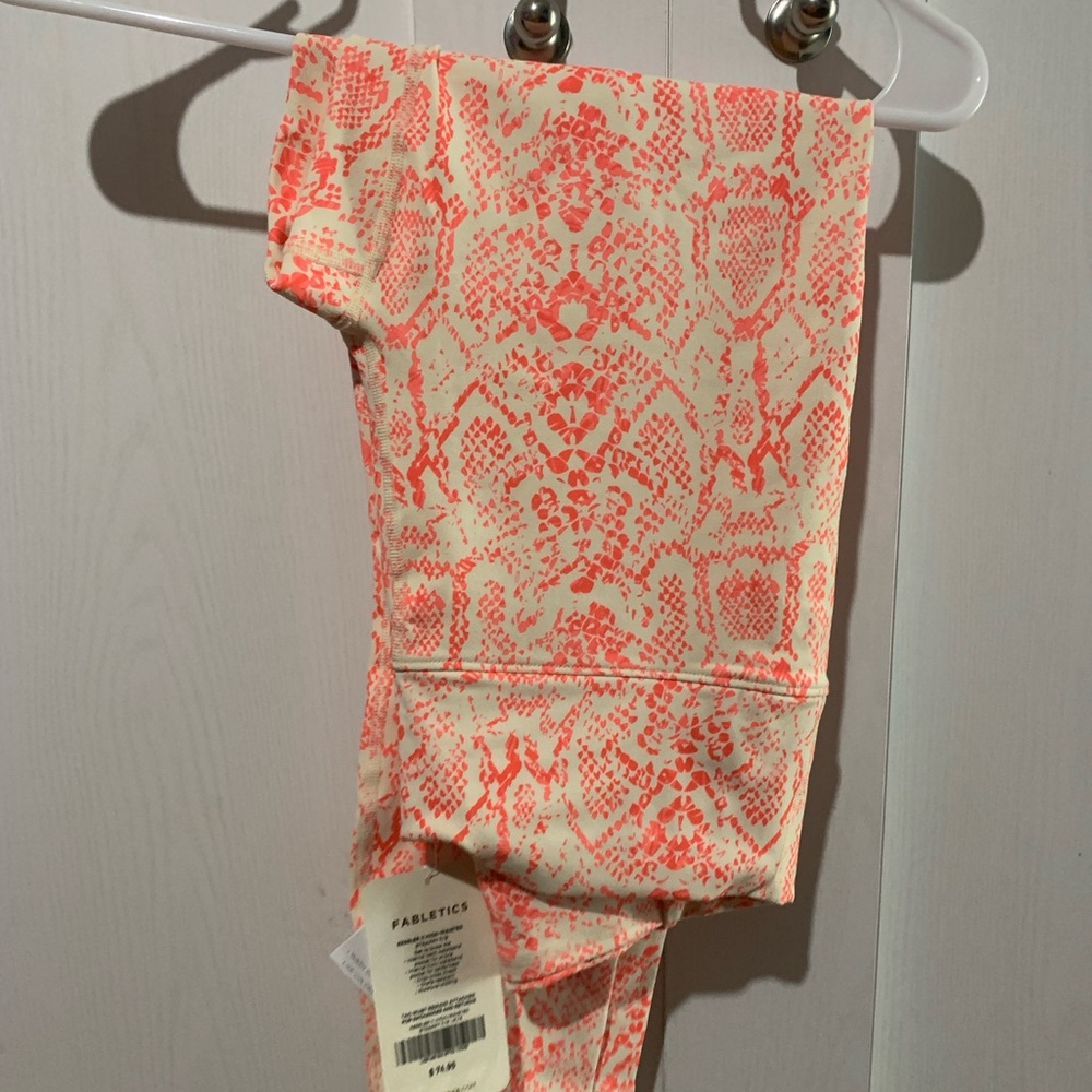 Fabletics Coral Patterned Pants